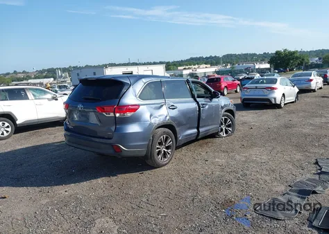 2018 Toyota Highlander Le from USA, damaged, VIN 5TDBZRFH0JS862844